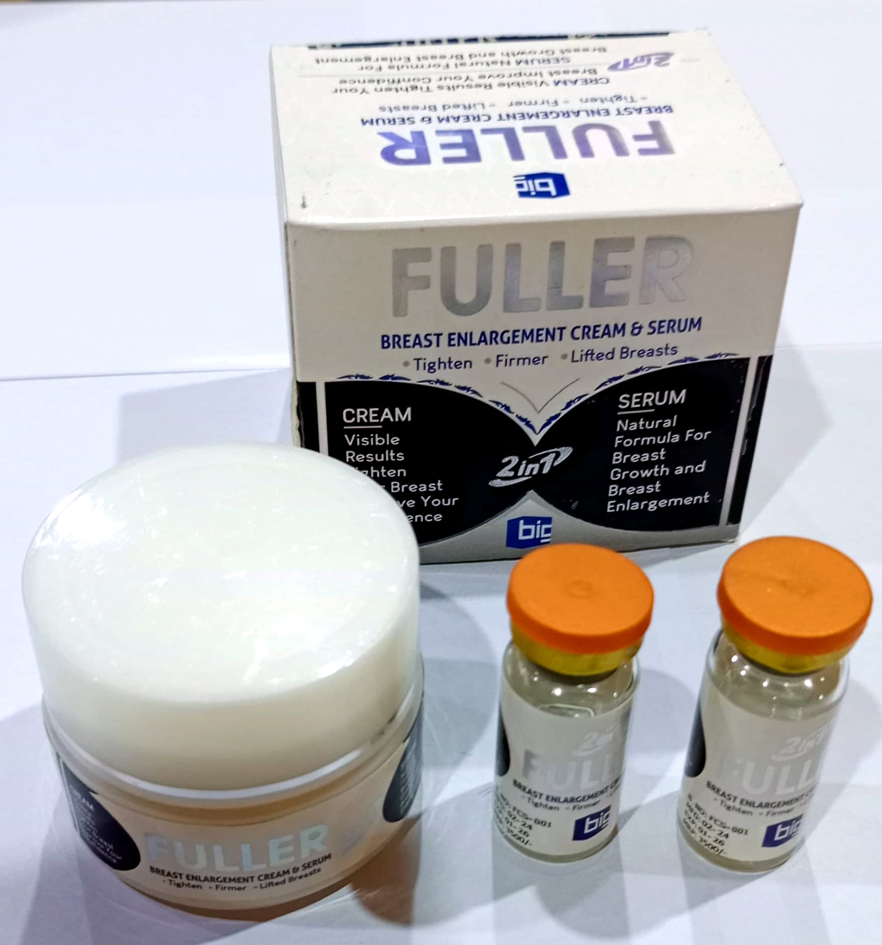 Fuller Breast Enlargement Cream & Serum